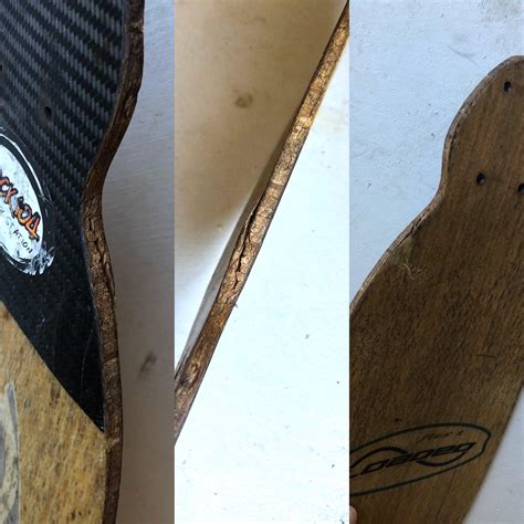 bamboo skateboard super flexy stress crack has appeared