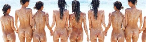 Nude Group On The Beach Nudeshots