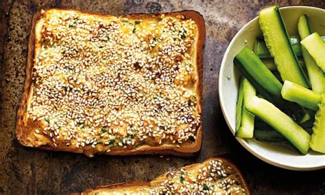 grilled sesame prawn toast recipe chinese food and drink the guardian