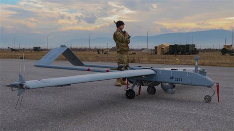 army taps   rq bv shadow unmanned aircraft support