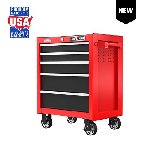 craftsman  series         drawer steel rolling tool cabinet red cmstrb