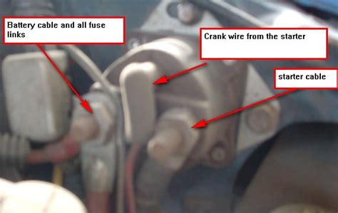 ford mustang starter solenoid wiring diagrams qa    foxbody models
