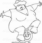 Fat Coloring People Circus Pages Lady Drawing Getdrawings Clipart Getcolorings sketch template