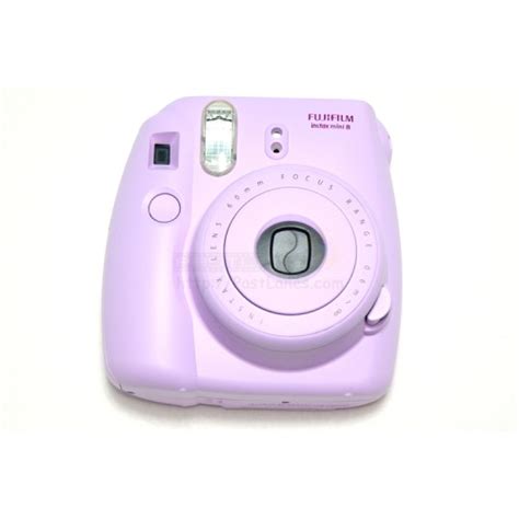 instax mini  polaroid camera purple