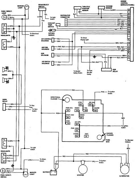 chevrolet  trucks electrical wiring diagram description