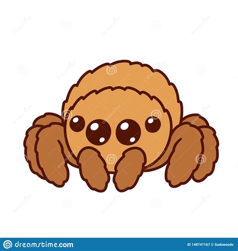 Cute Cartoon Spider Stock Vector Illustration Of Wildlife 148747167