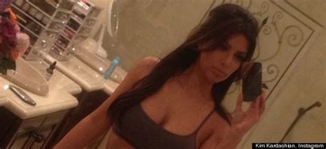 Kim Kardashian Wears No Makeup Bra In Twitter Picture Photo