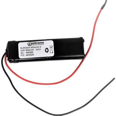 beltrona elrdaa accu voor noodverlichting kabel    mah kopen conrad electronic