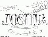 Joshua Jericho Coloringhome sketch template