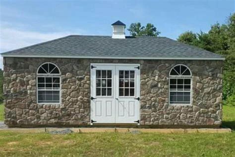 historic stone cottage   hip roof shed lancaster county barns