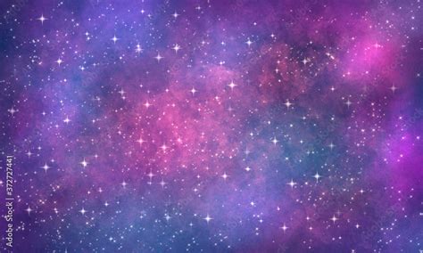cosmic purple pink blue background  clouds  stars  sparks