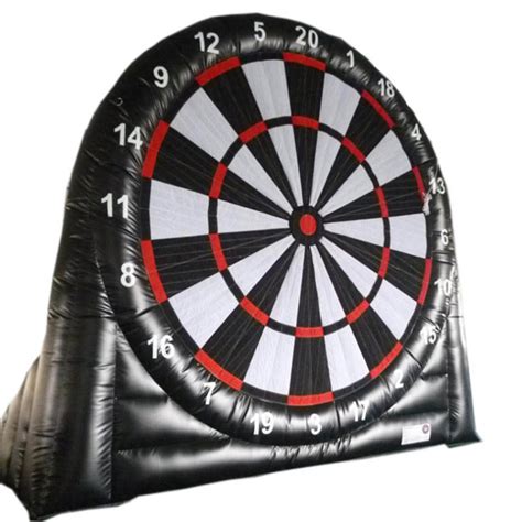 darts football test  football skills   giant dart board