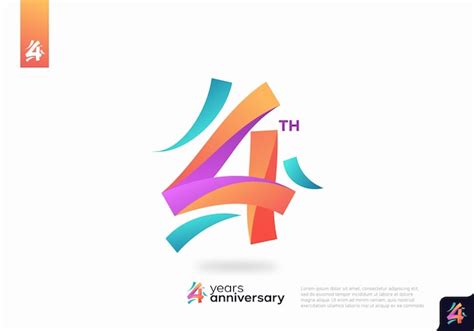 premium vector number  logo icon design  birthday logo number