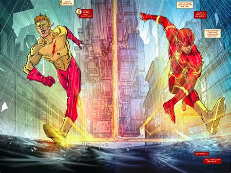 Barry Allen Remembers Wally West The Flash Rebirth