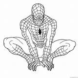 Spider Coloring4free Superheroes sketch template