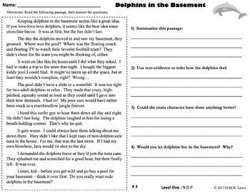 funny reading passages sample  fun stories reading humor reading