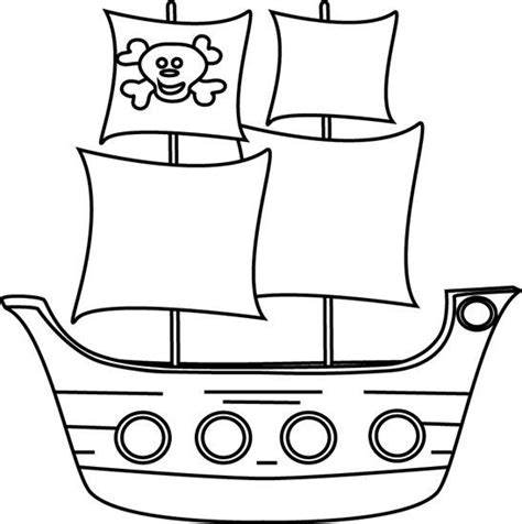 lack  white pirate ship toddlers printables pirate ship drawing