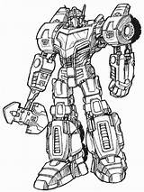 Coloring Pages Autobot Printable Boys Recommended sketch template