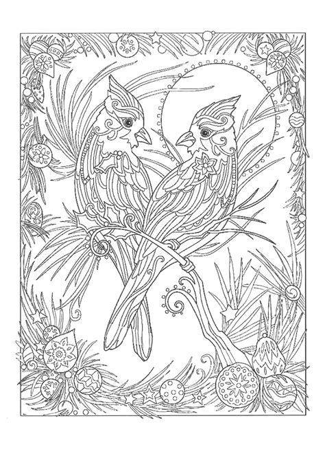 christmas cardinals coloring page mom coloring pages spring coloring