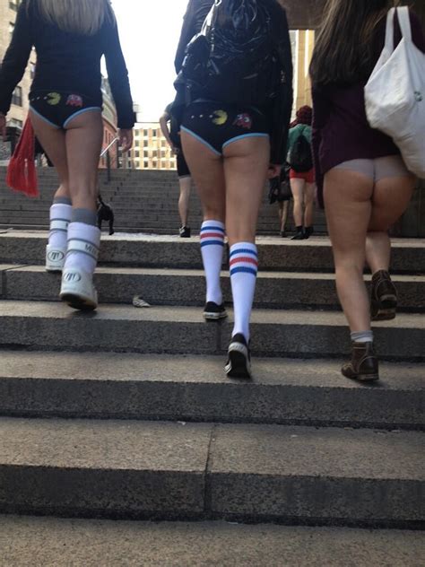 photos from the seventh annual ‘no pants subway ride on the mbta