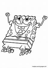 Spongebob Coloring Pages Squarepants Maatjes Print sketch template