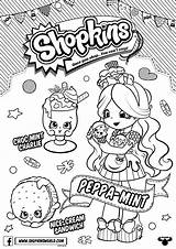 Coloring Pages Shoppie Getcolorings Shoppies Shopkins sketch template