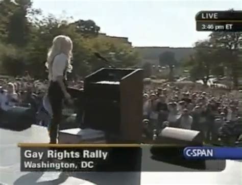 lady gaga delivers a speech at the national equality march lgbt image 21526226 fanpop