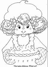 Strawberry Coloring Shortcake Pages Dolls Vintage Choose Board sketch template