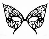 Mask Template Butterfly Masquerade Printable Templates Face Coloring Masks Superhero Drawing Animal Print Painting Pages Google Deviantart Designs Cliparts Coloringhome sketch template