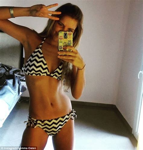 emmerdale s gemma oaten shows off trim bikini body in marrakech daily mail online