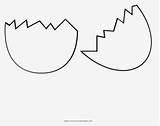 Cracked Humpty sketch template