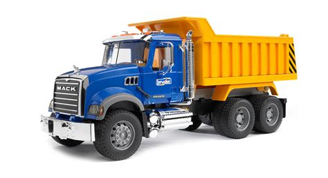 bruder  mack granite dump truck  construction  farm pretend