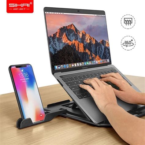 bolcom sikai universele laptophouder standaard    laptop steun laptop