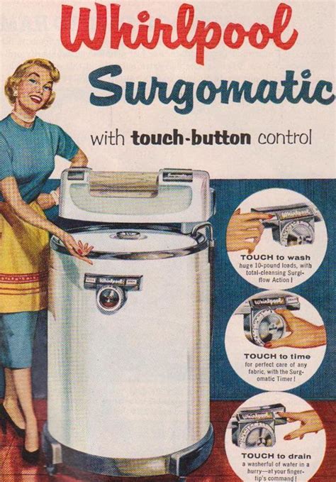 vintage advertisement whirlpools surgomatic washer