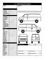 Van Checklist Template Inspection Form Vehicle Truck Damage Report Pickup Car Templates Seven Pdf Everyone Features Make Diagram Ah Studio sketch template