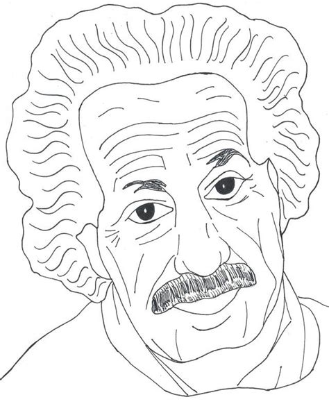 albert einstein coloring pages coloring home