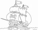 Ausmalbilder Piraten Piratenschiffe sketch template