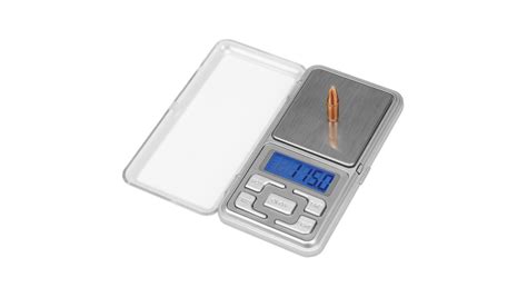 calibrate  digital scale   weight press  calibration button  place