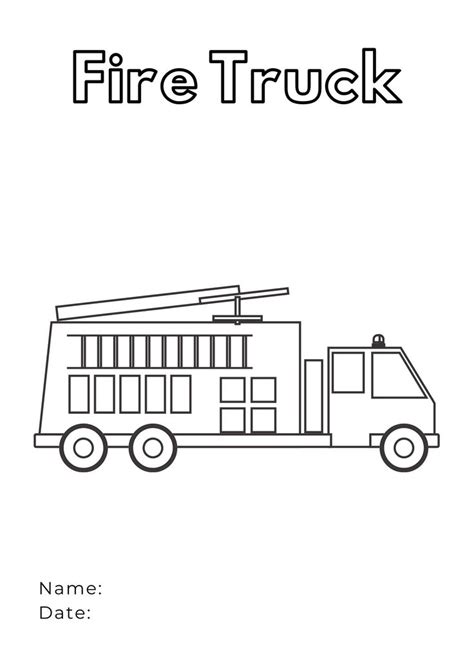 fire truck coloring pages  kids   truck coloring pages fire
