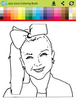 coloring pictures jojo siwa  file svg png dxf eps