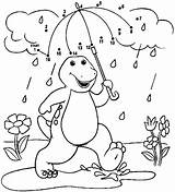 Barney Coloring Pages Printable sketch template