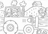 Farm Coloring Boerderij Tractor Pages Preschool Kindergarten Kleurplaten Toddler Boer Kids Worksheets Printable Preschoolactivities Animals Animal Thema Crafts Kleurplaat Old sketch template