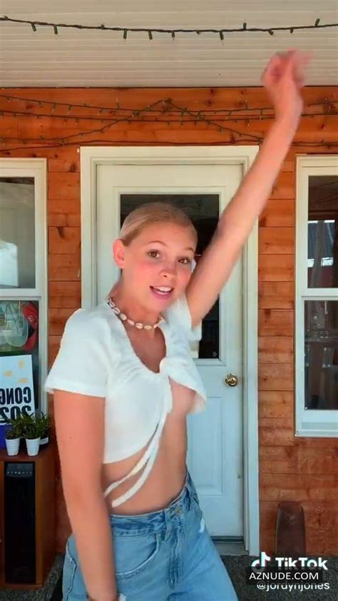 Jordyn Jones Shows Her Small Nude Tits While Dancing In A