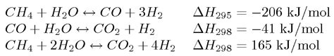 steam reforming  methane