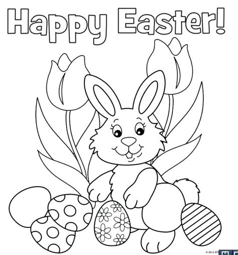 easter egg hunt coloring pages  getcoloringscom  printable