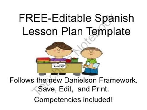 Spanish Lesson Plan Template Content 2011 Simple Template Design