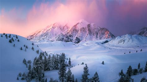snow mountains landscape wallpapers hd desktop  mobile backgrounds