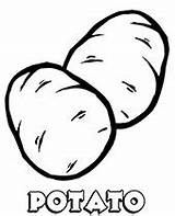 Potatoes Vegetables Tater Tots Topcoloringpages sketch template