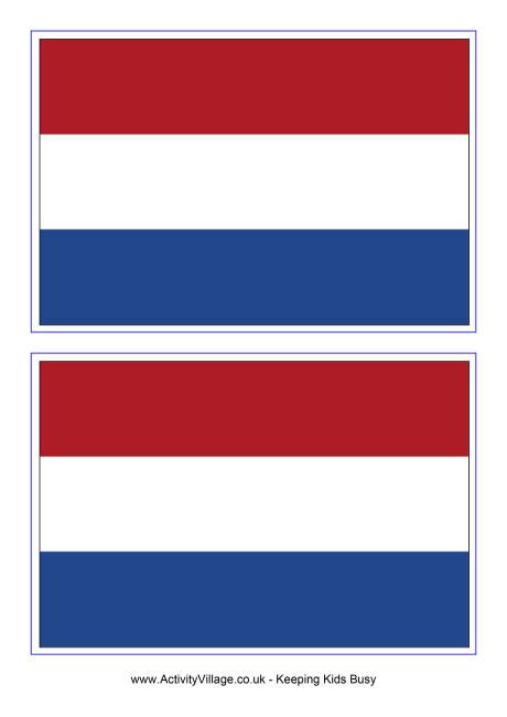 netherlands flag printable