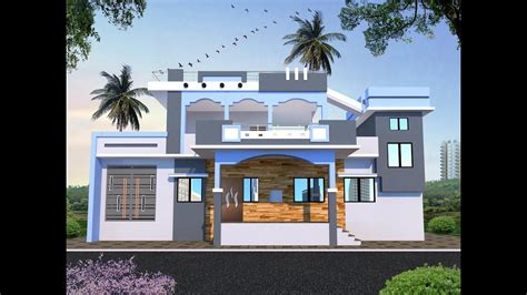 modern villa house design india modern bangalow type house design home elevation